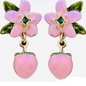 KATE SPADE NEW YORK ♠️ FRESHLY PICKED PINK FLOWER DROP EARRINGS